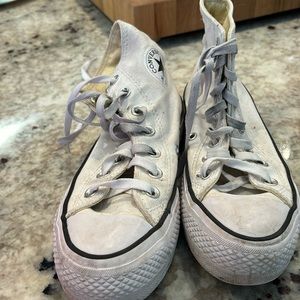 Converse high top girls size 3